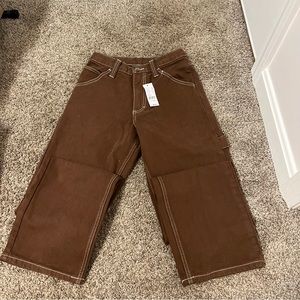 NWT Brown Brandy Melville Cargo Pants